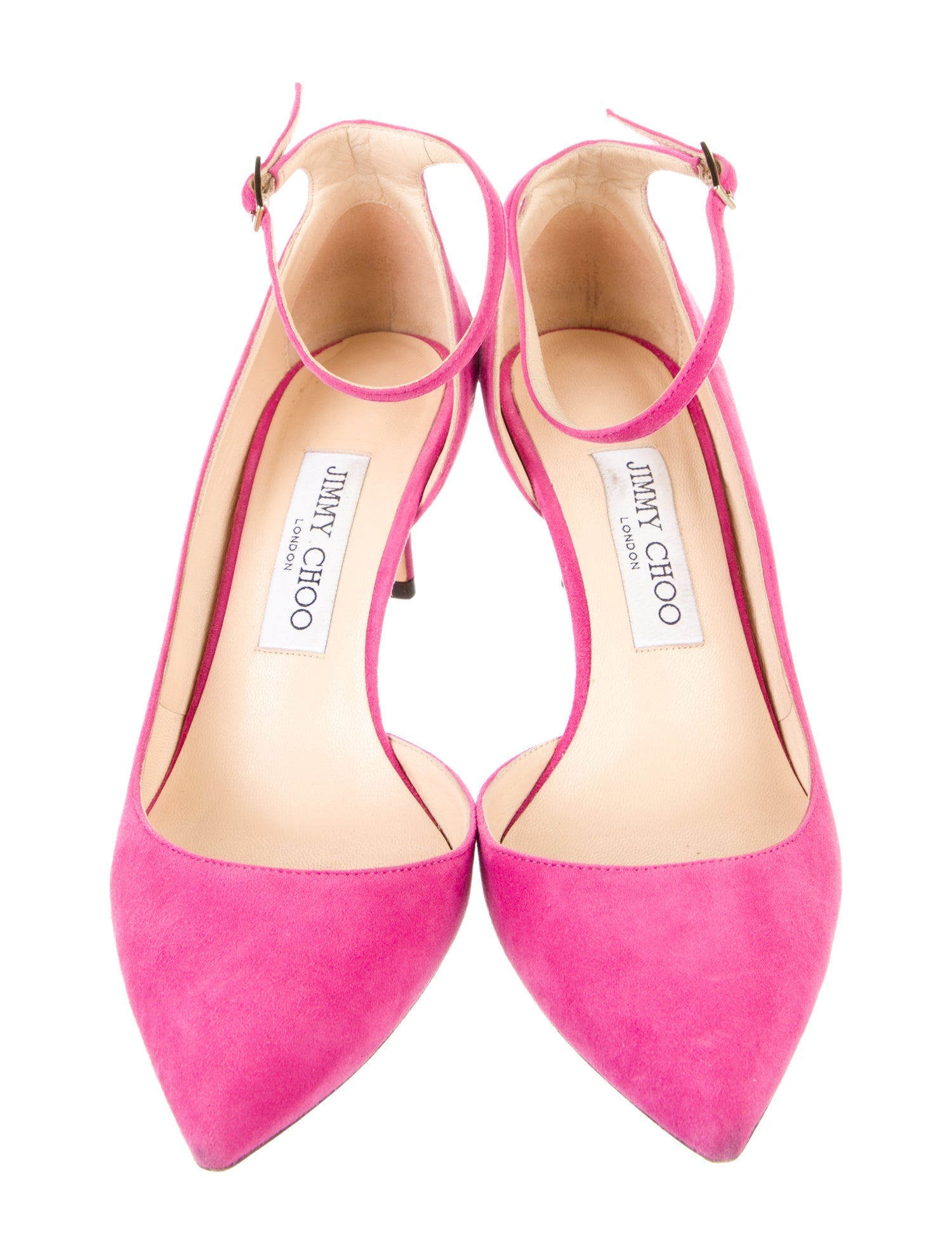 Jimmy Choo Suede D'Orsay Pumps